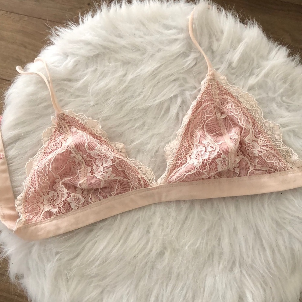 Soft pink bralette